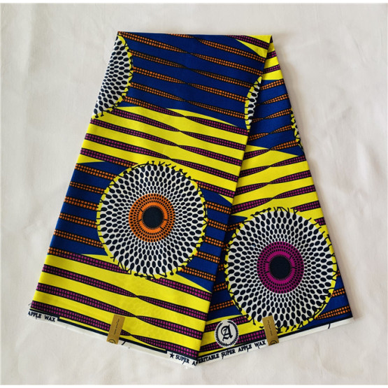 100% Polyester African Wax Print fabric