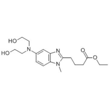 1H-Benzimidazole-2-butanoicacid, 5-[bis(2-hydroxyethyl)amino]-1-methyl-, ethyl ester CAS 3543-74-6