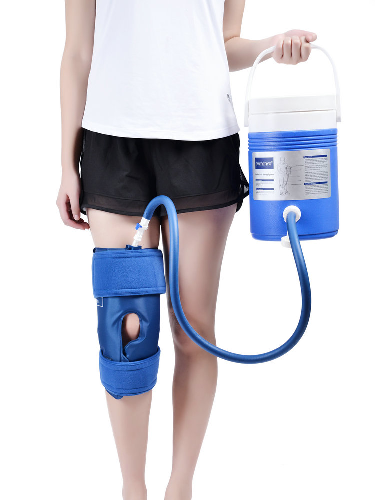 Knee cold therapy system