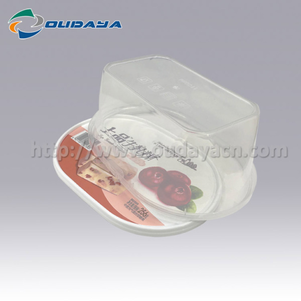 iml transparent container plastic bowl with lid