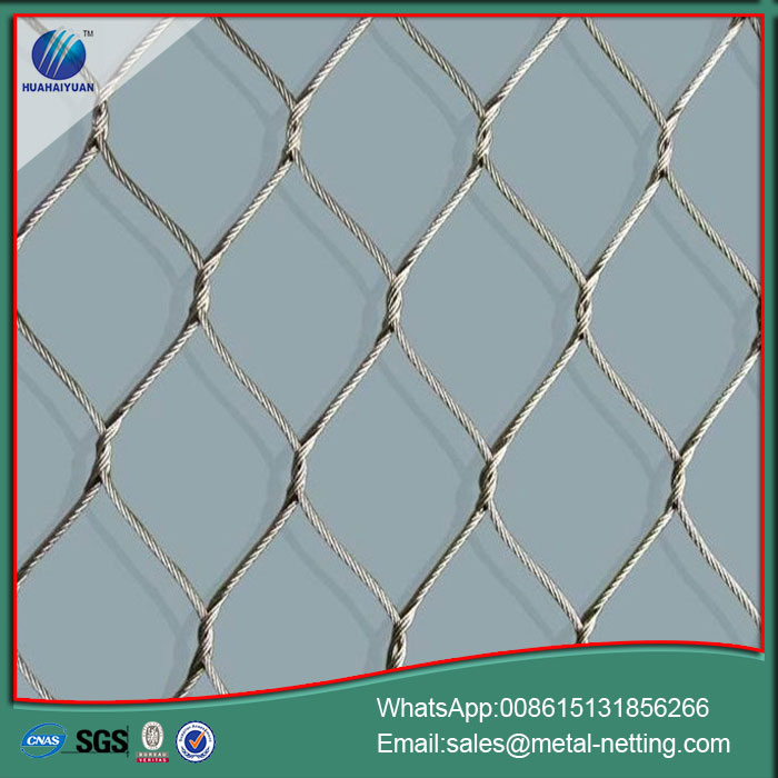 wire rope netting galvanized rope mesh