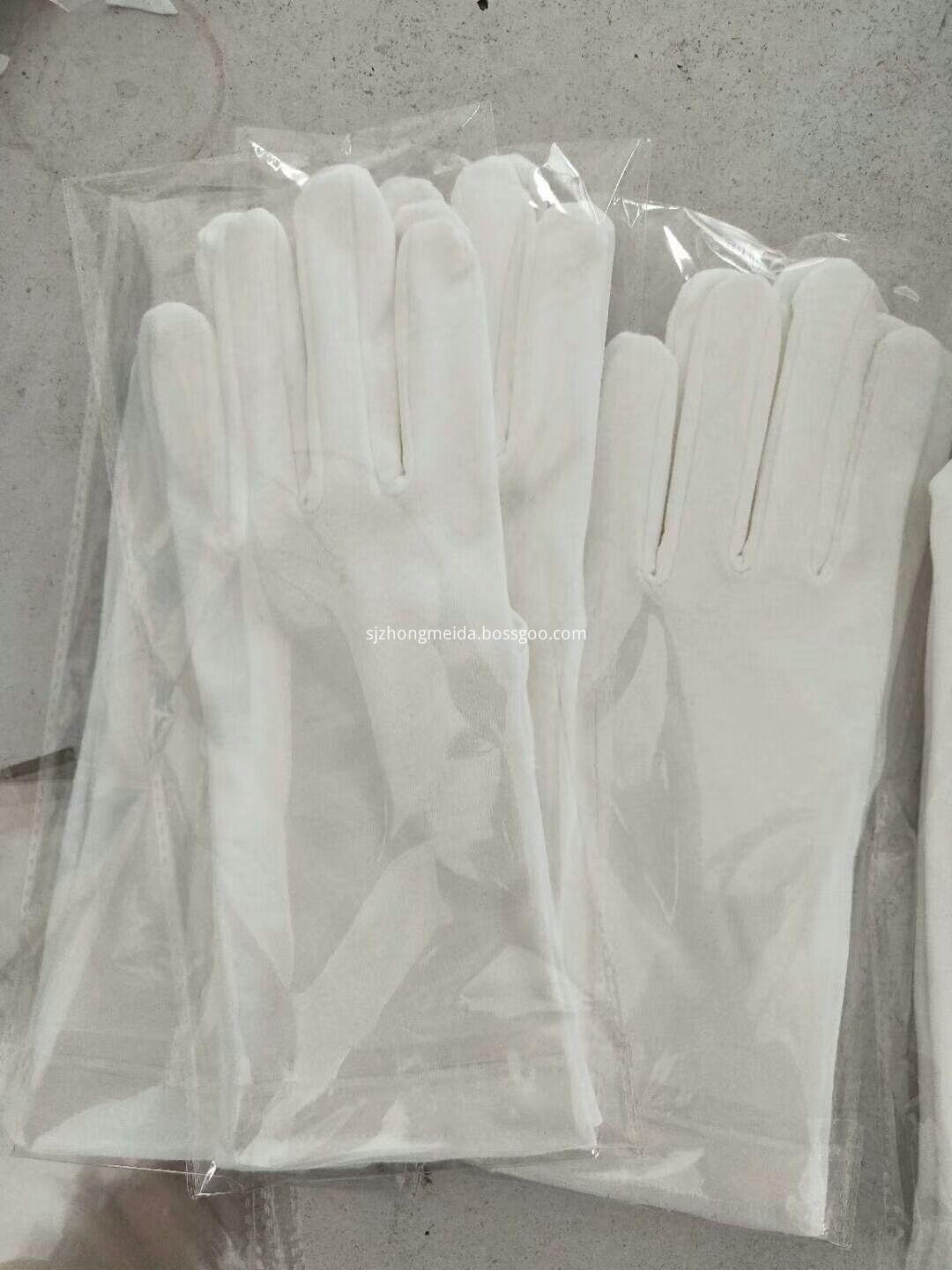 Cotton Glove Factory White