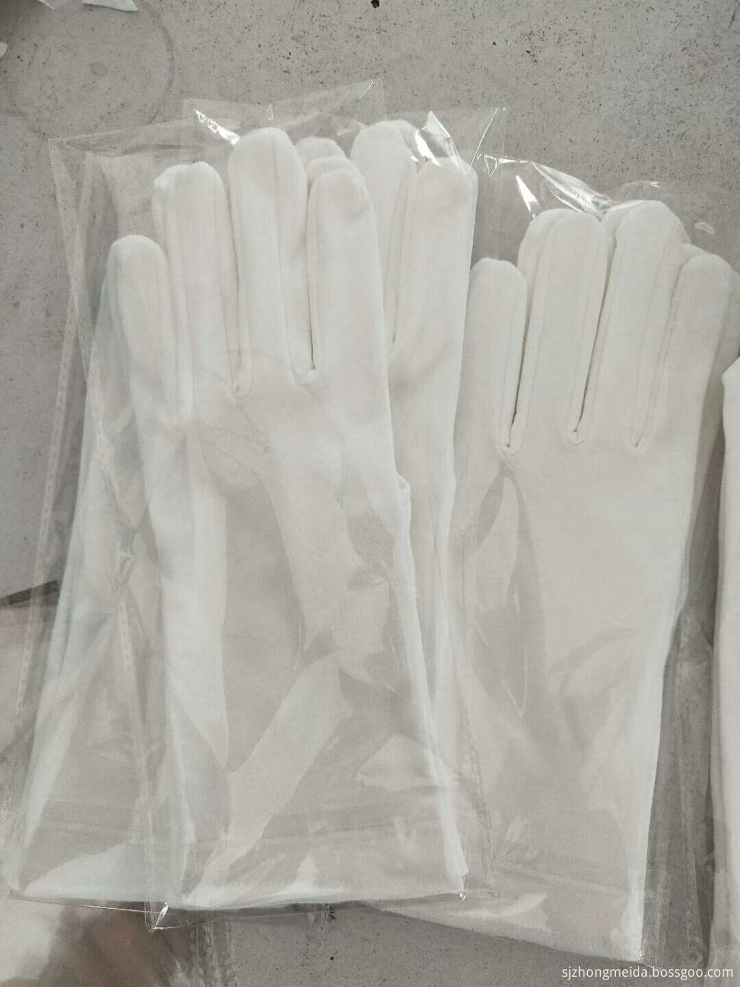 Cotton Glove Factory White