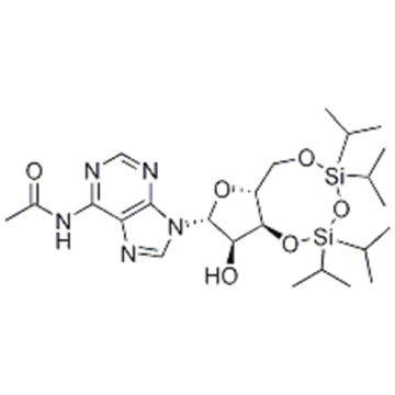 Adenosine, N-acetyl-3',5'-O-[1,1,3,3-tetrakis(1-Methylethyl)-1,3-disiloxanediyl]- CAS 85335-73-5