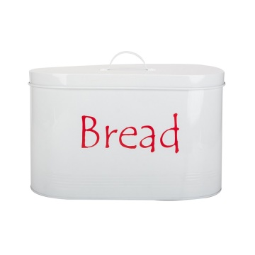 Metal Homeuse Bread Box White