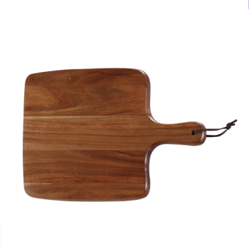 Square cutting board with handle