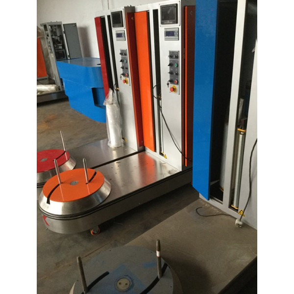 Airport Baggage Wrapping Machine with weighing function