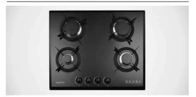 Four Gas Hobs Built in