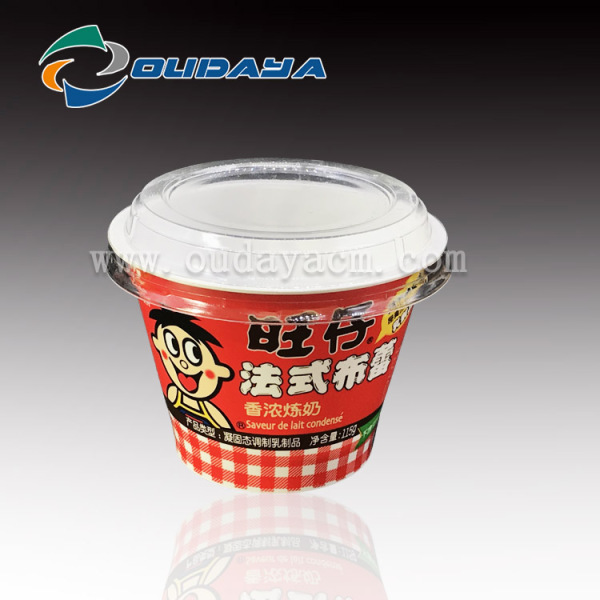 150ml IML Plastic Pudding Cup With Custom Design