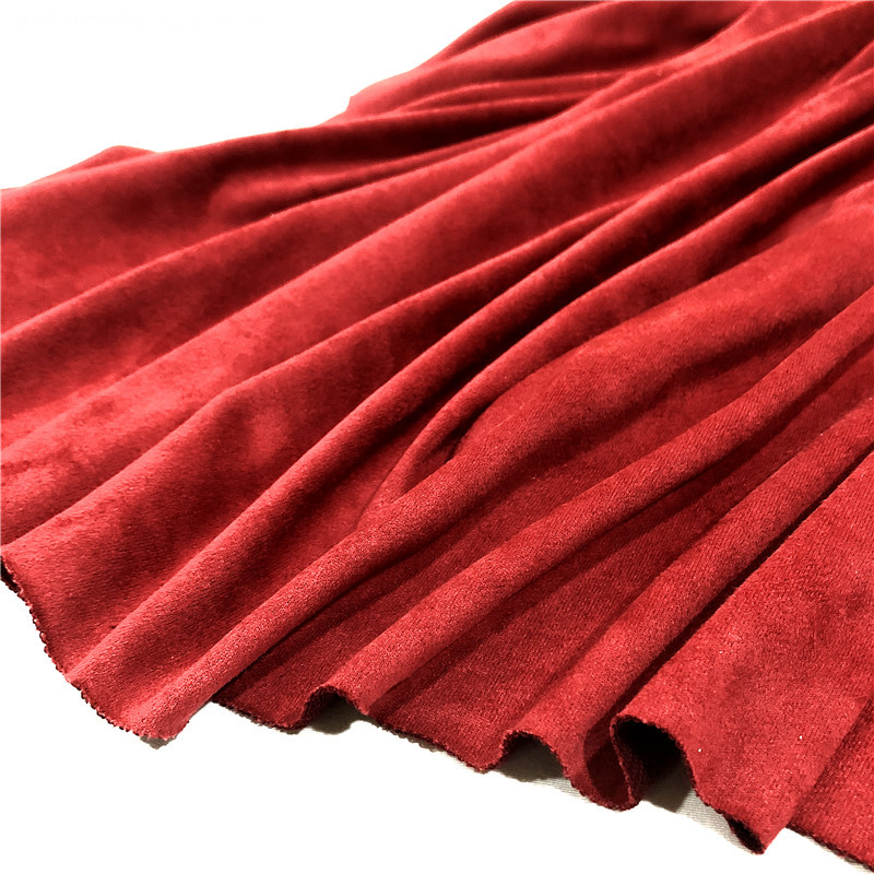GREAT QUALITY POLYESTER SUEDE PLAIN DYED