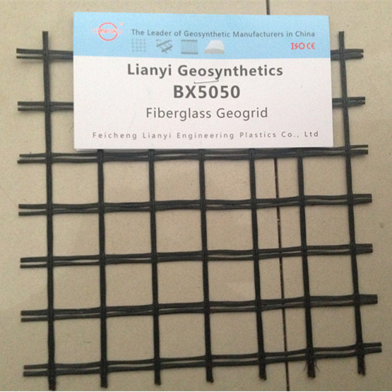 Asphalt Coated Biaxial Fiberglass Geogrid