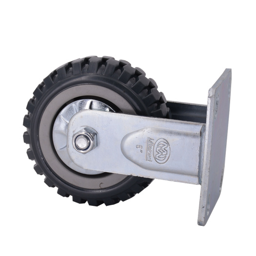 Grey PVC Castors Wheel for Industrial Trolley