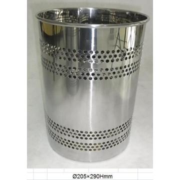 Stainless Steel Office Trash Bins Without Lid, Dustbin