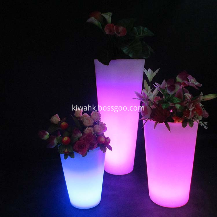 Lighted Planter LED Flower Pot