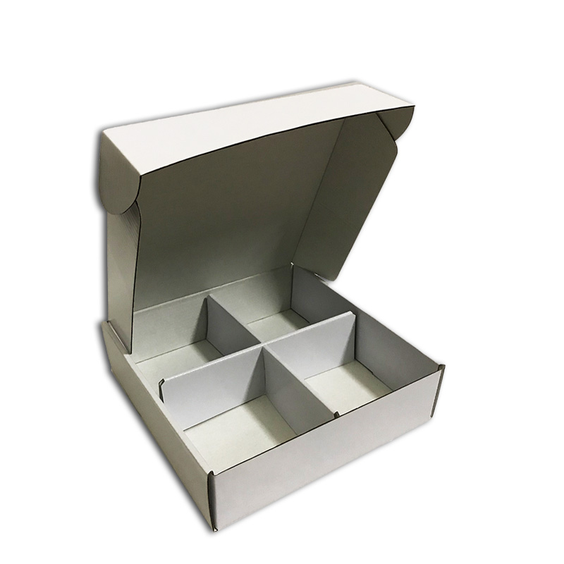 Cardboard packing boxes with divider card from China