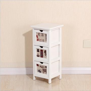 Home Antique 2 layers Storage Nightstands