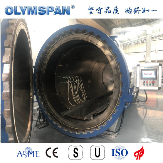 ASME standard carbon fiber material treatment autoclave