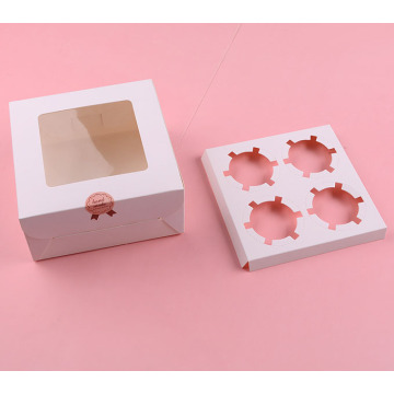Paper cupcake boxes for 4 cupcakes