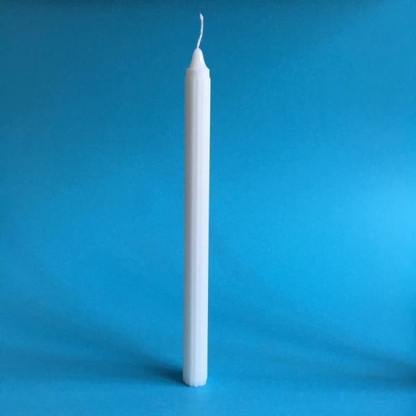 White Plain Paraffin Wax Candles for Dubai