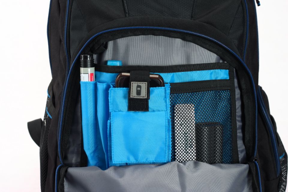 Balck Backpack Bag Water Resistant