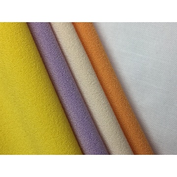 150D Polyester Spandex Crepe Solid Fabrics