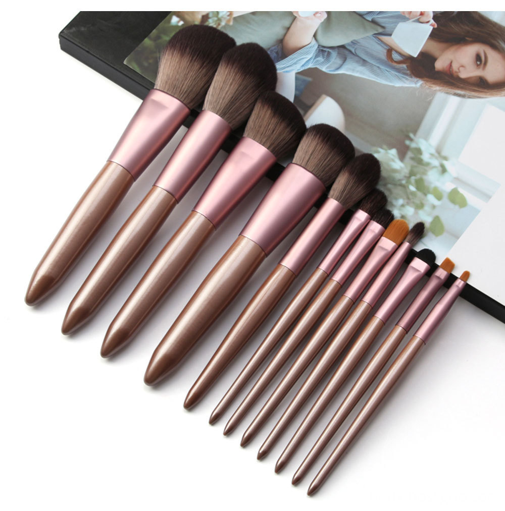 12 Pieces Grapelet Makeup Brush Set Hot8