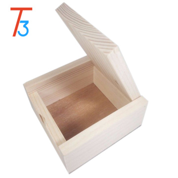 small jewelry pure color handcrafted wooden packing box gift