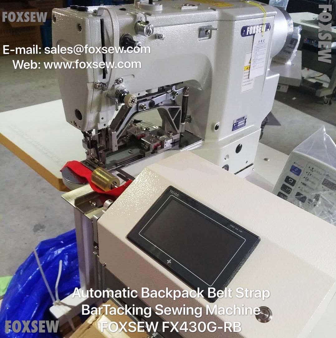Automatic Backpack Belt Strap BarTacking Sewing Machine -1