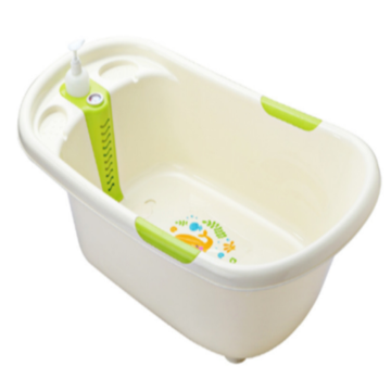 Infant Plastic Bathtub With Thermometer Baby Product
