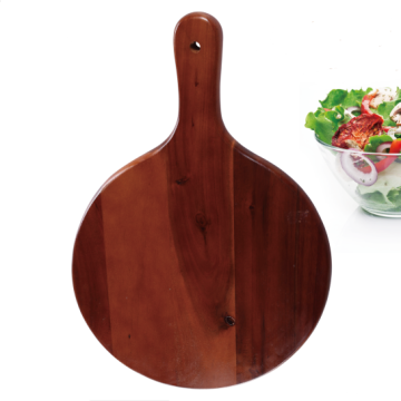 Round shape cutting board with handle