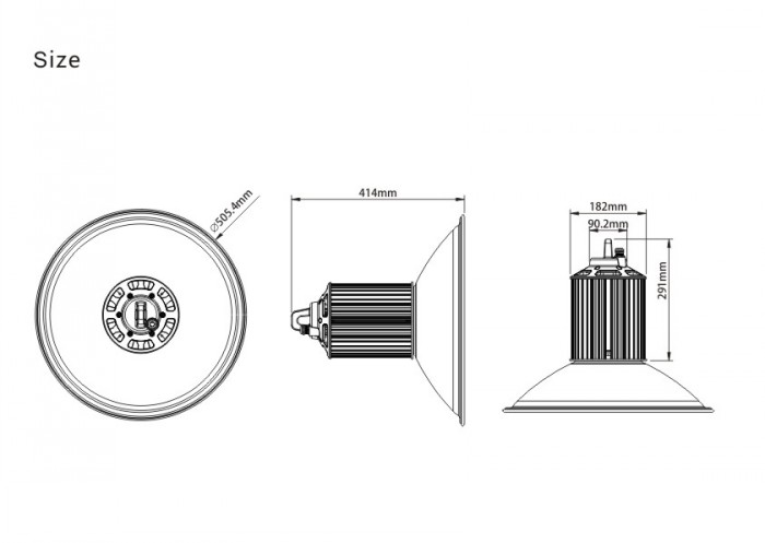 120w led high bay light