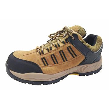Nubuck Leather MD Sole Safety Shoes