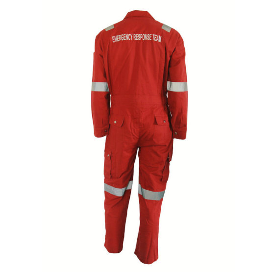 Red High Performance Flame Retardant Coverall Work Clothing