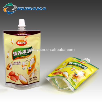 Milk Packaging Pouch Bag with spout