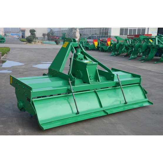 Soil tillage varying speed 3-point rotary tiller rotavator