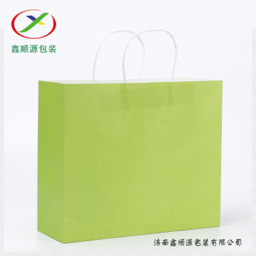 Recycling colorful paper gift bags