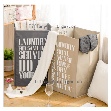 Folding cardboard Laundry Clothes Hamper Collapsible laundry basket