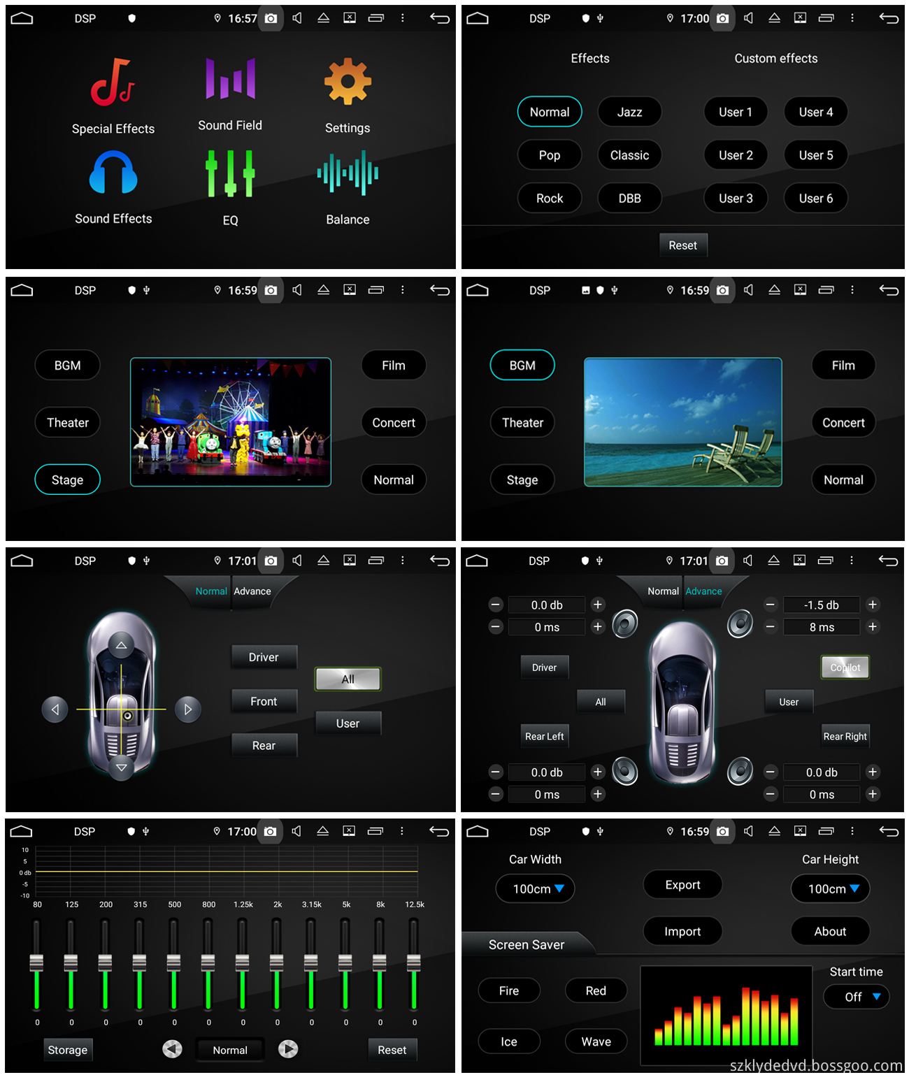 VW Universal car radio built in Dsp