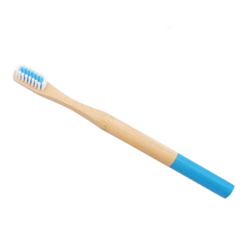 Nature Eco-friendly Charcoal Bristle Round Bamboo Toothbrush