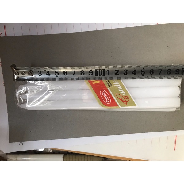 BG8S white bright candle shrink package OEM brand