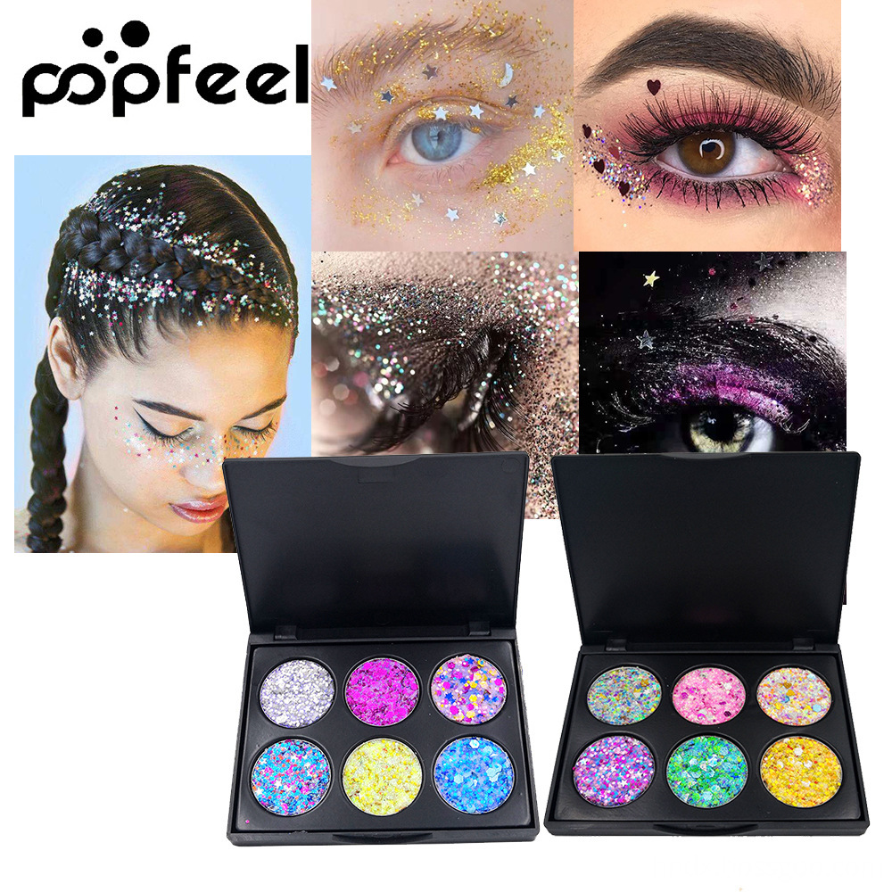 6 Colors Gligger Eye  Shadow 1