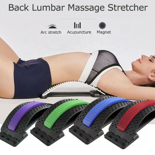 Equipment Adjustable Lumbar Massager Back Stretcher