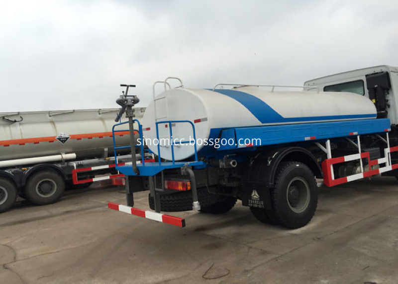 High Efficiency Construction Water Tank Truck 10cbm