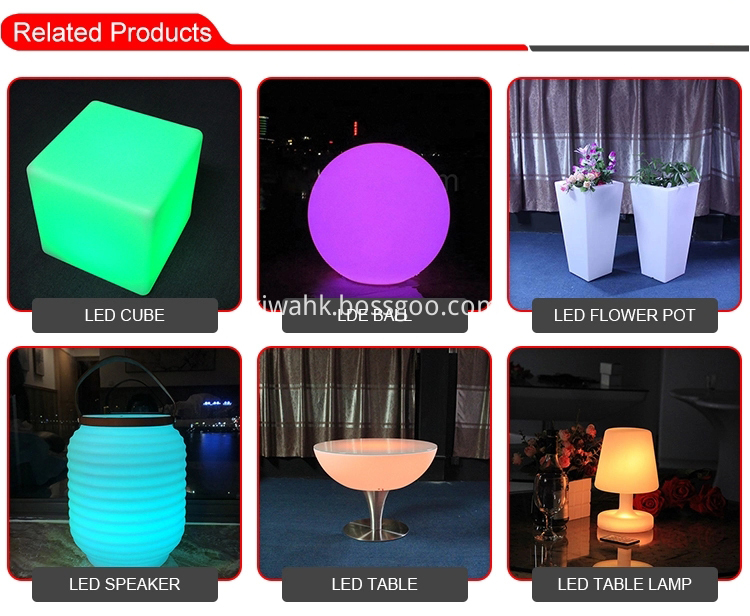 RGB Color Changing Wine Cooler And FlowerPot