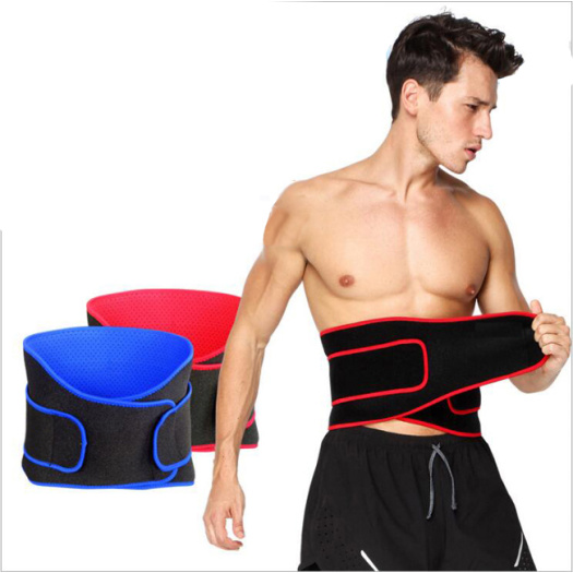 Breathable elastic medical waist support sweat belt