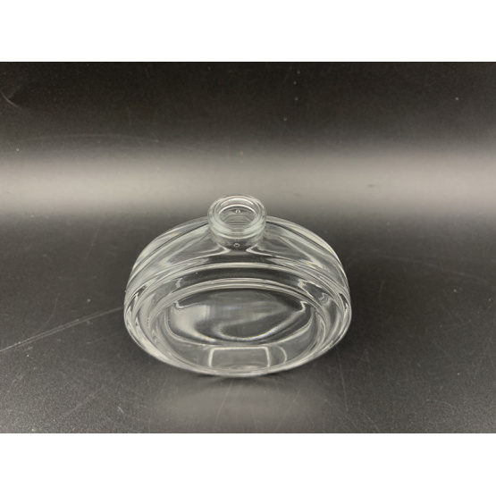Glass bottle of 50ml thin round perfume bottle
