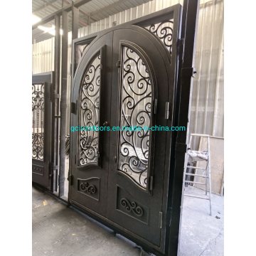 Full Arch Iron Doors