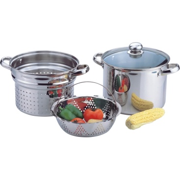 4pcs  stainess steel pasta pot