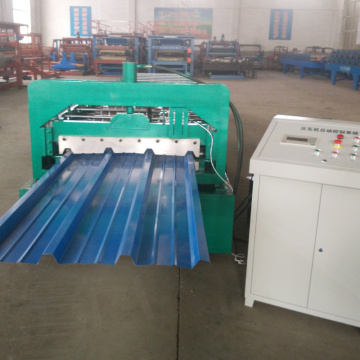 Stainless iron glazed tile building roof panel roll forming machine