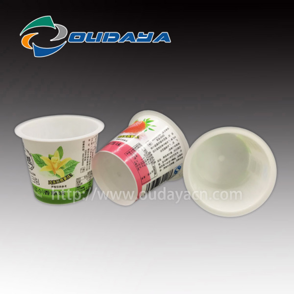 Customized Ice Cream Cup Yogurt Cup with Spoon